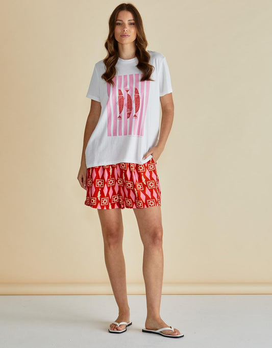 Betty Basics Copacabana Short (Sardinia Geo Print)