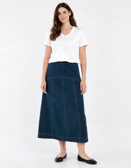 Betty Basics Dayton Skirt (Dark Vintage Wash)