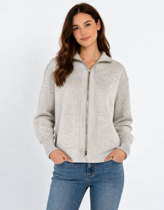 Betty Basics Sabina Sweatshirt (Grey Marle)