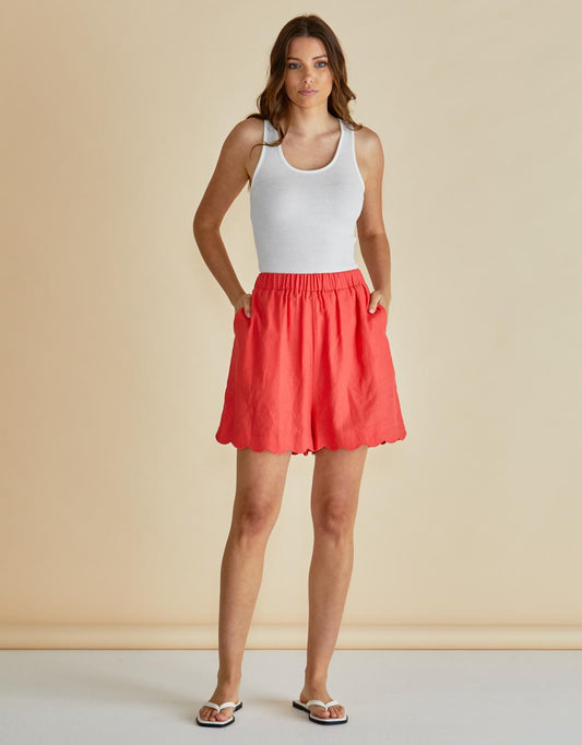 Betty Basics Seraphina Short (Red)
