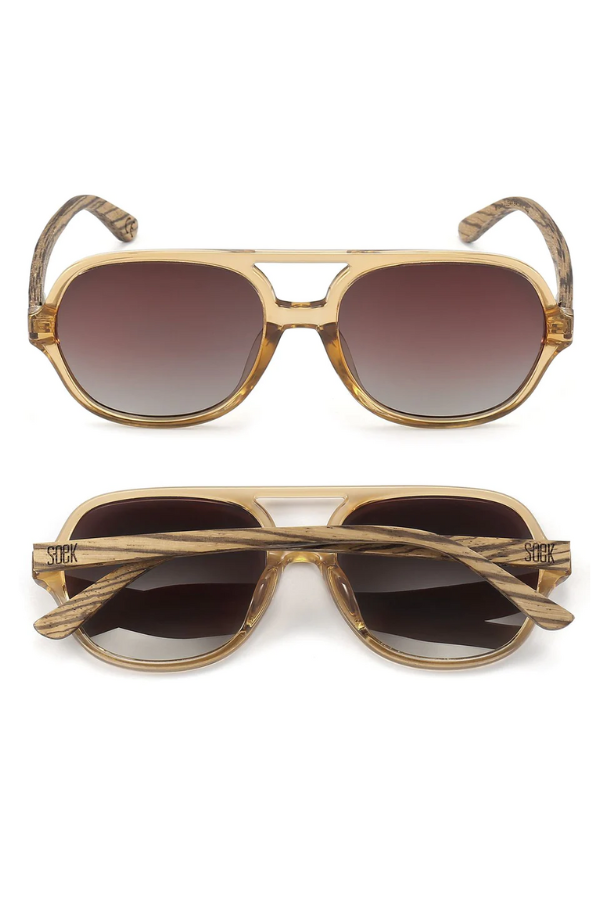 Kabana Sunglasses | Billy | Clear (Brown)