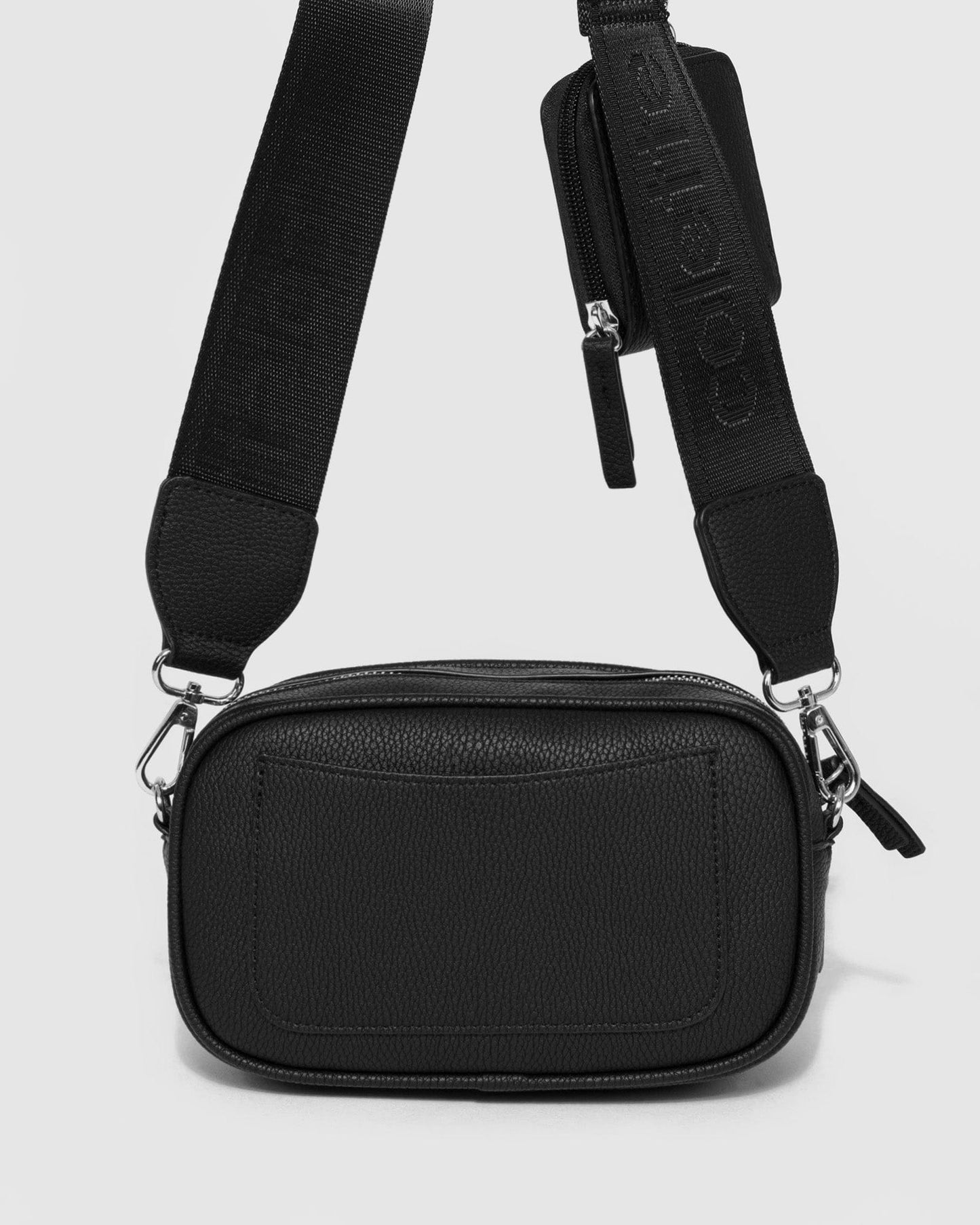 Colette by Colette Hayman And Silver Amalia Webbing Crossbody Bag (Black)