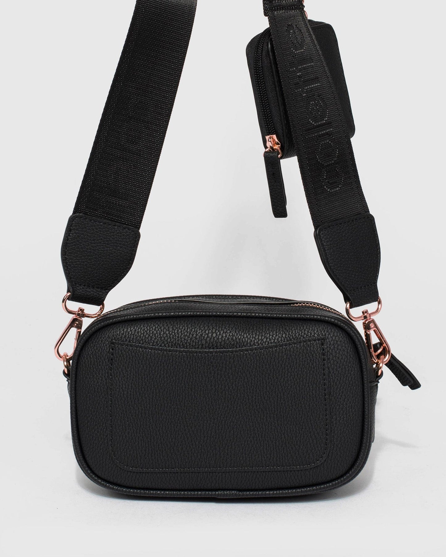Colette by Colette Hayman And Rose Gold Amalia Crossbody Bag (Black)