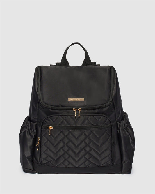 Colette And Gold Baby Bag Backpack (Black)
