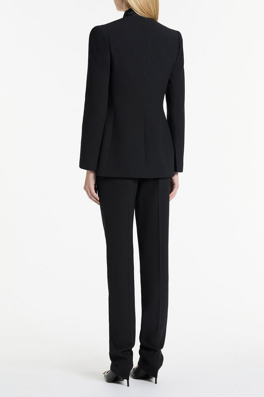 Carla Zampatti Crepe C Blazer (Black)