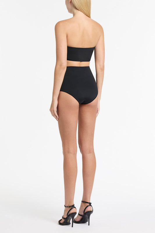 Carla Zampatti Intima Jersey Waisted Full Brief (Black)