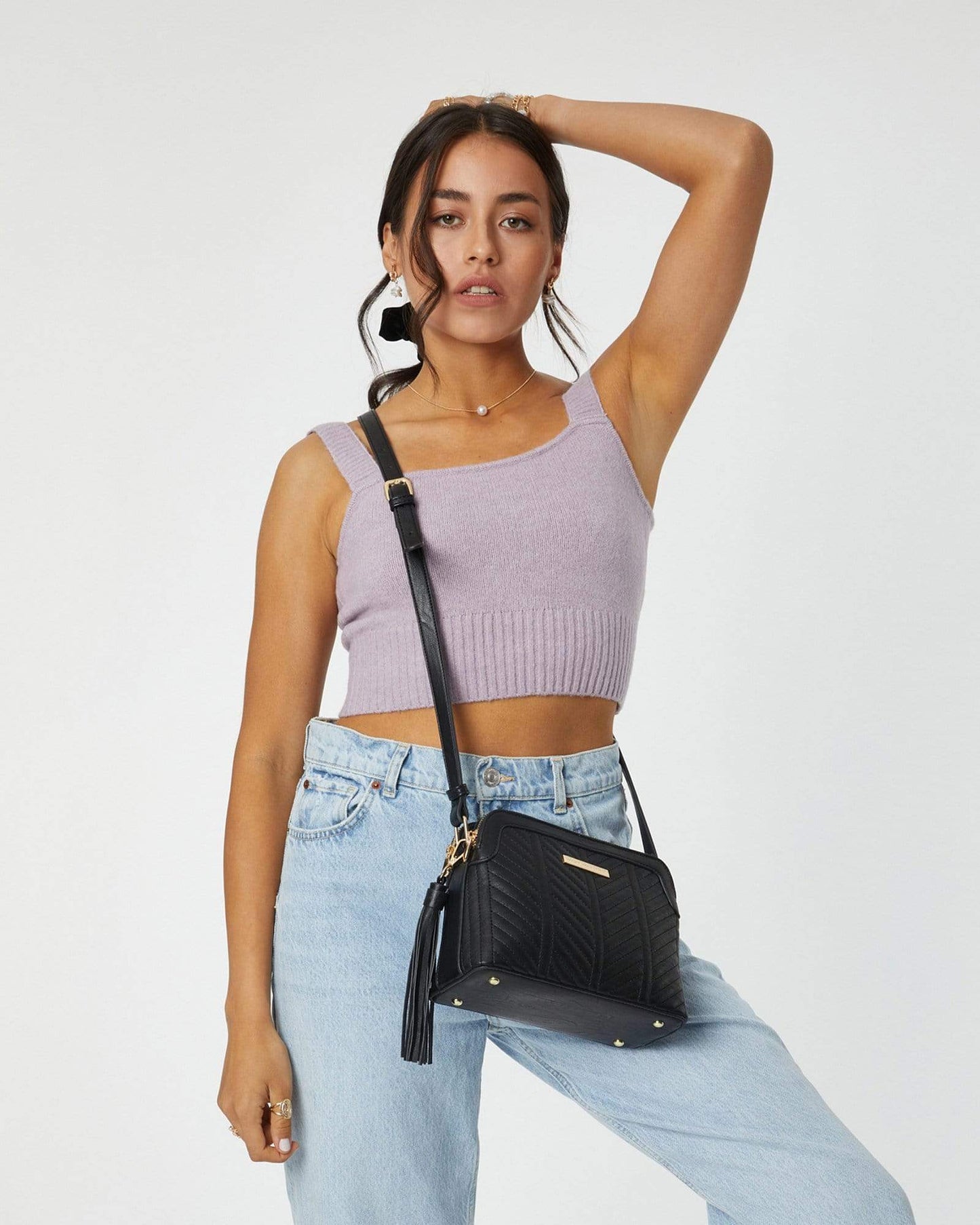 Colette by Colette Hayman Joanna Crossbody Bag (Black)