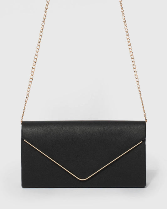 Colette Sammie Clutch Bag (Black)