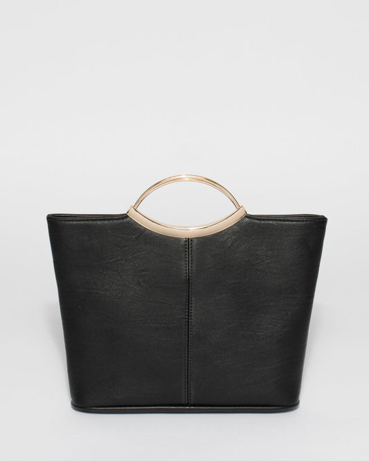 Colette And Gold Jessie Clutch Bag (Black)