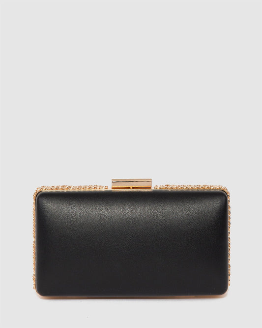 Colette Steph Chain Clutch Bag (Black)