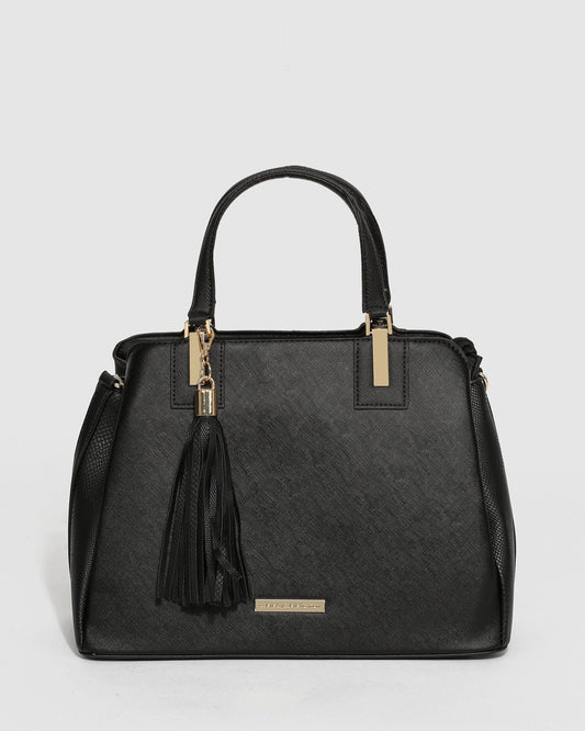 Colette Toni Tassel Tote Bag (Black)