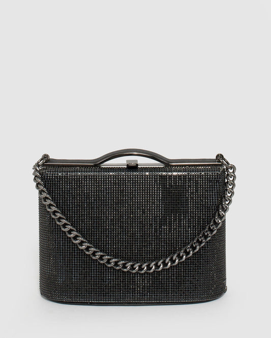 Colette Tullia Chain Bag (Black)