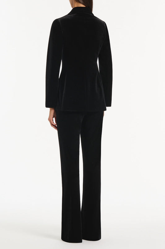 Carla Zampatti Velvet Pant (Black)