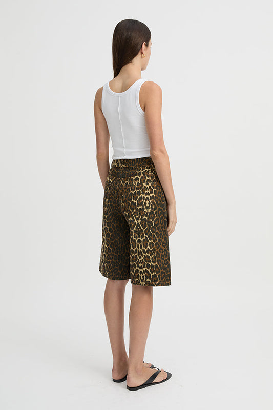 Blanca Studio Velo Shorts (Leopard)