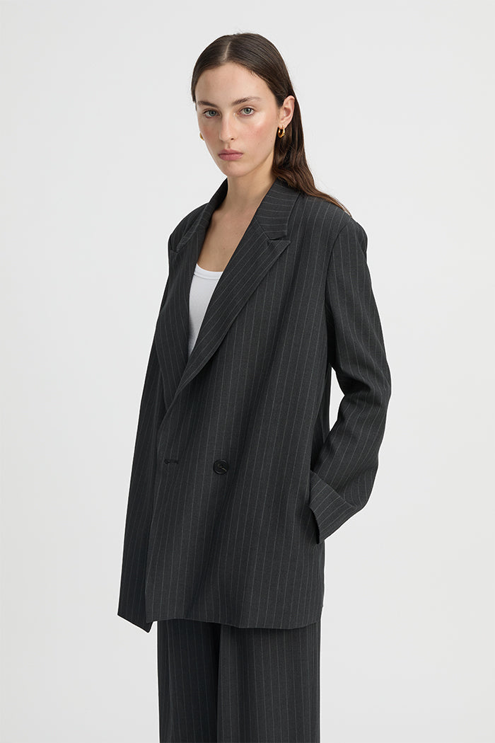 Blanca Studio Marina Blazer (Charcoal)