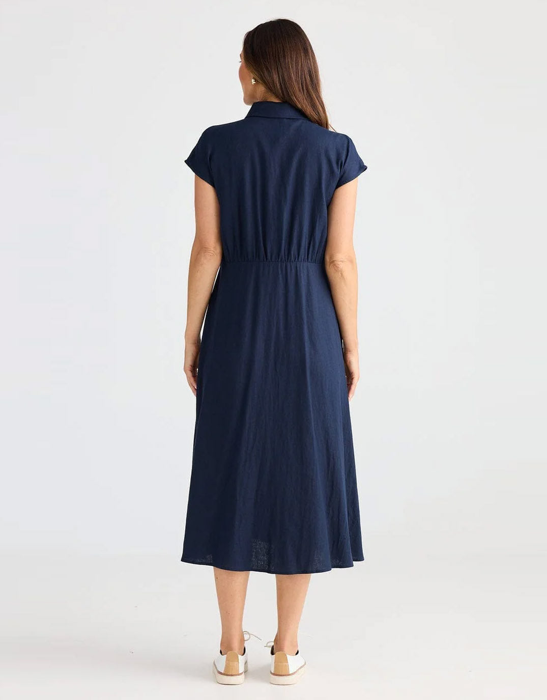 Brave + True Musings Dress (Navy)