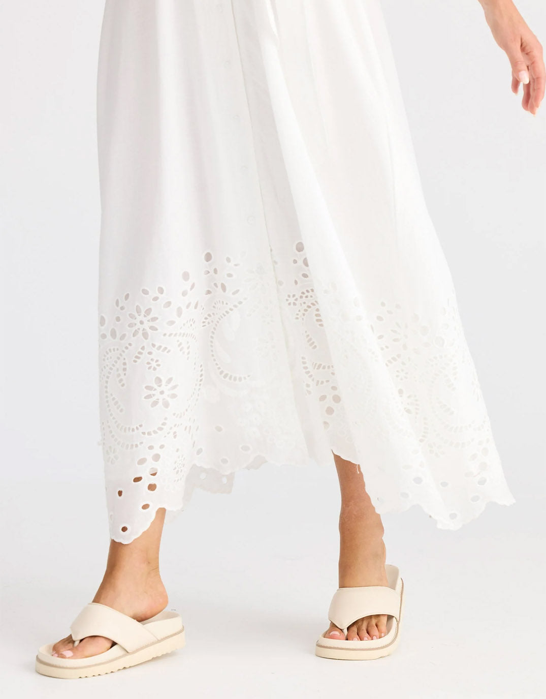 Brave + True Versailles Dress (White)