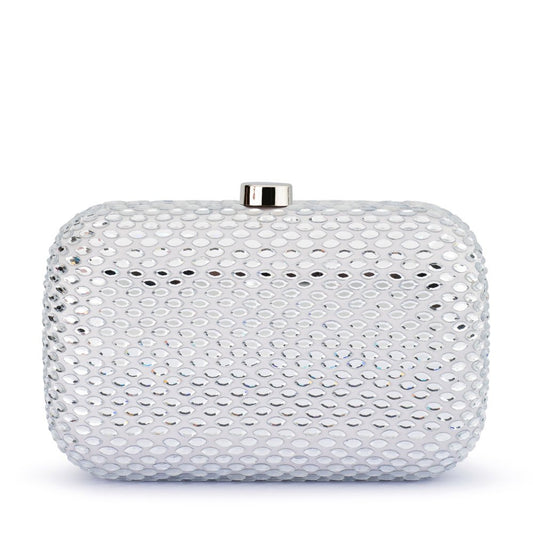 Olga Berg BROOKS Hotfix Clutch (Silver)