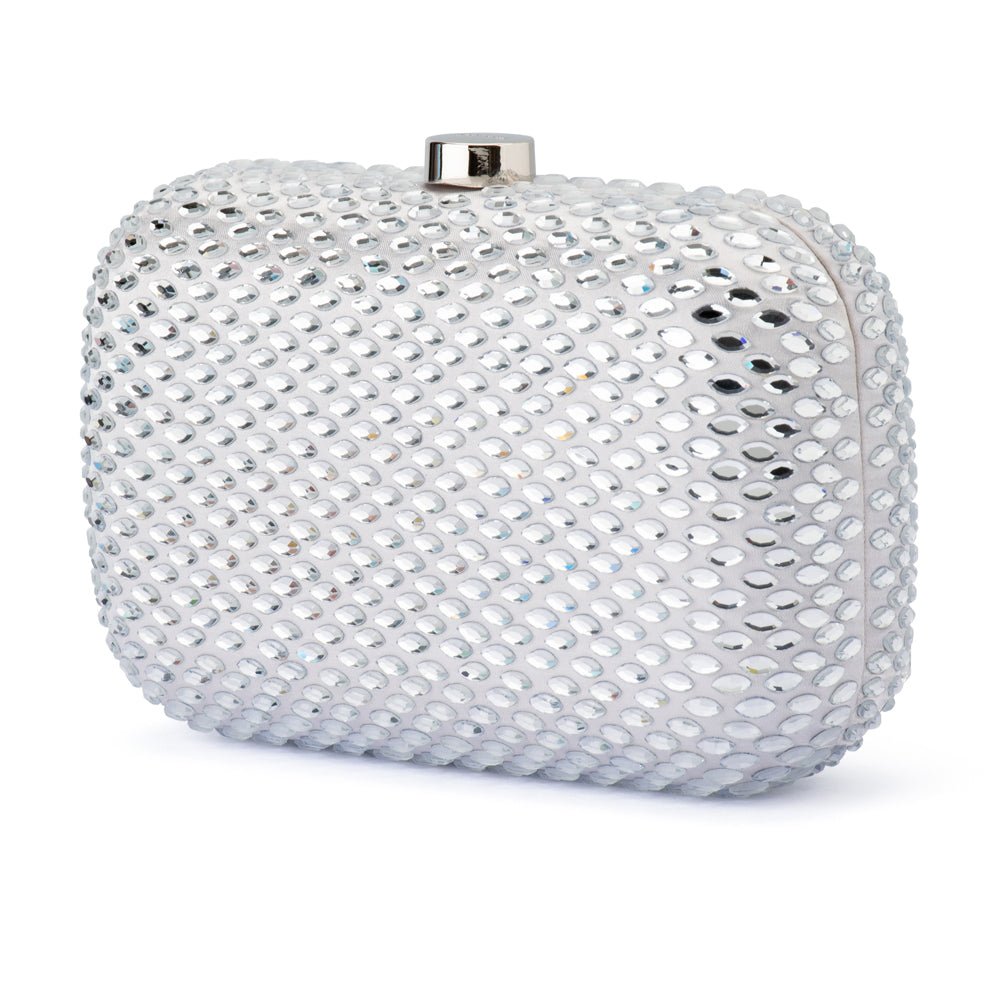 Olga Berg BROOKS Hotfix Clutch (Silver)