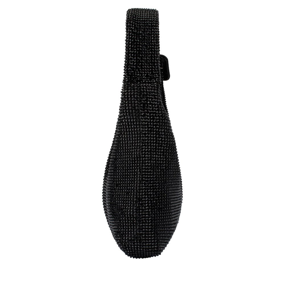 Olga Berg CALYPSO Crystal Mesh Bag (Black)