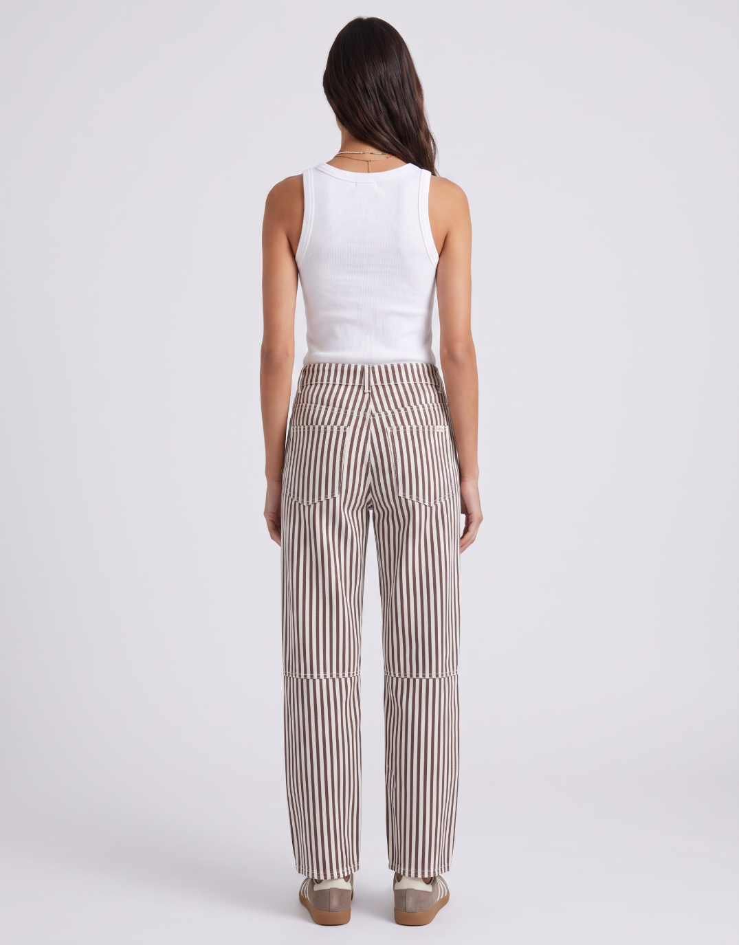 Monaco Carter Barrel Jeans (Chocolate Stripe)