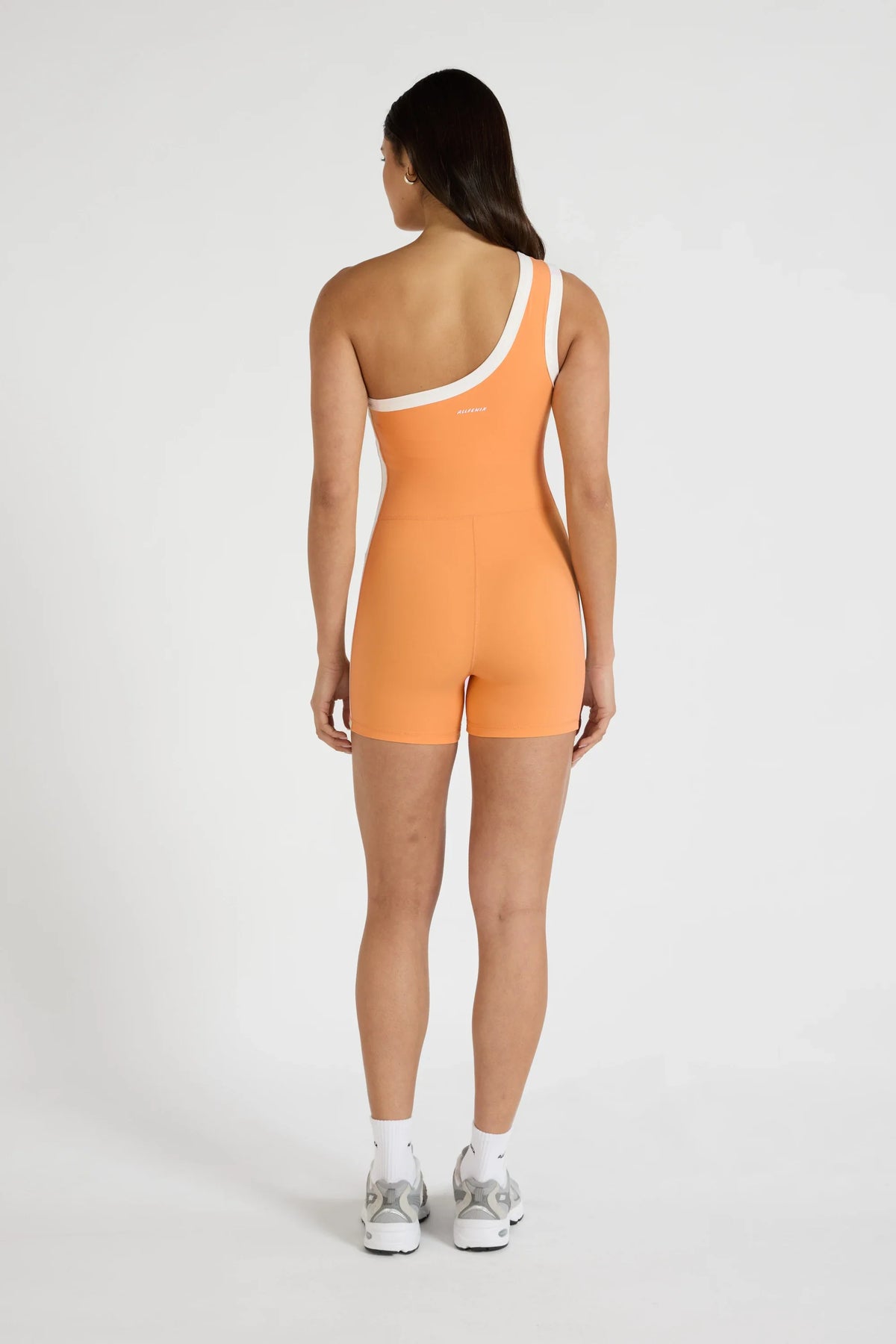 ALLFENIX CloudCore Contrast One Shoulder Unitard (Orange)