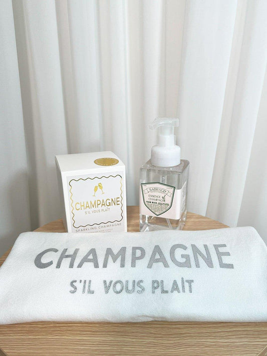 Cedargris Champagne S'il Vous Plait Candle (Gold)