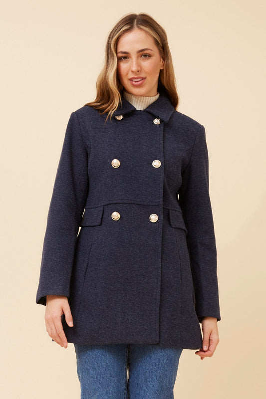 OSLO DOUBLE BREASTED COAT (Camel)