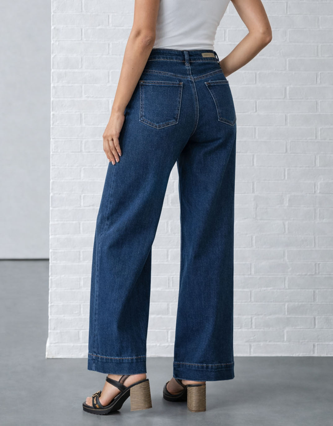 Country Denim Ellery Stretch Straight Leg Jeans (Dark Wash)
