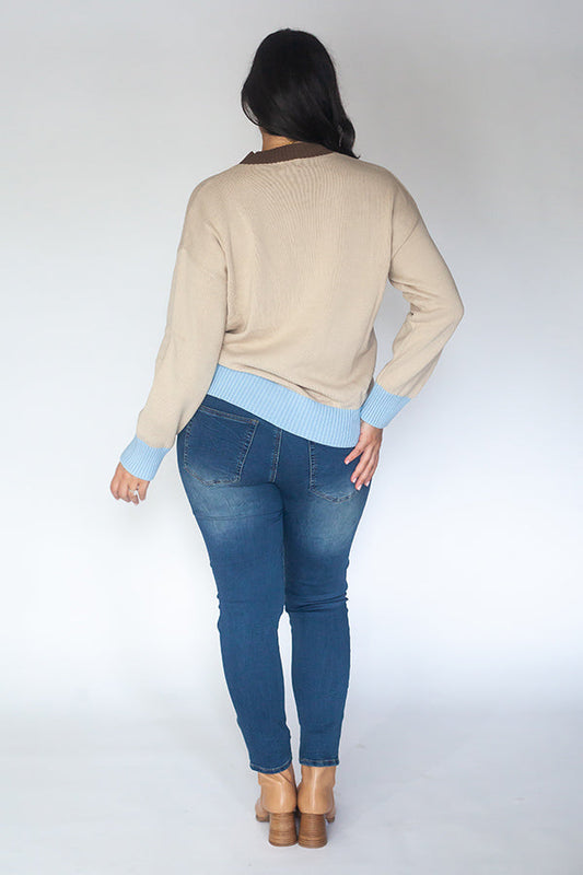 Cowgirl Surfer Emery Pullover (Oat)