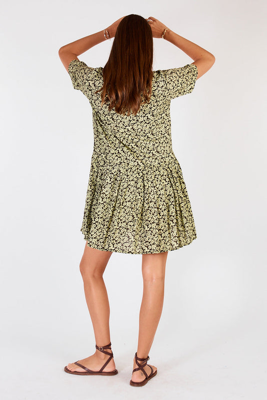 Cowgirl Surfer Gardem Pleated Mini (Green)