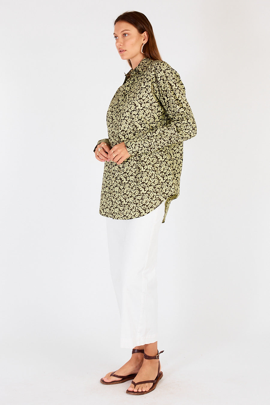 Cowgirl Surfer Gardem Shirt (Green)