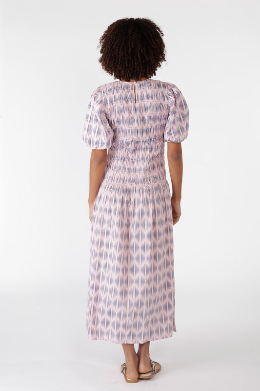 Cowgirl Surfer Mano Shirred Maxi Musk (Red)