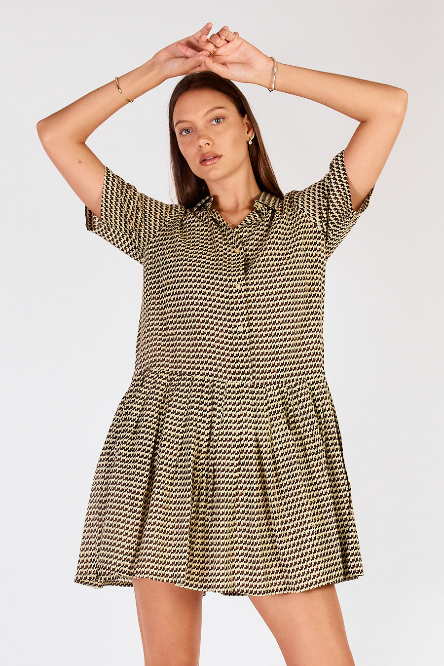 Cowgirl Surfer Torus Pleated Mini (Green)