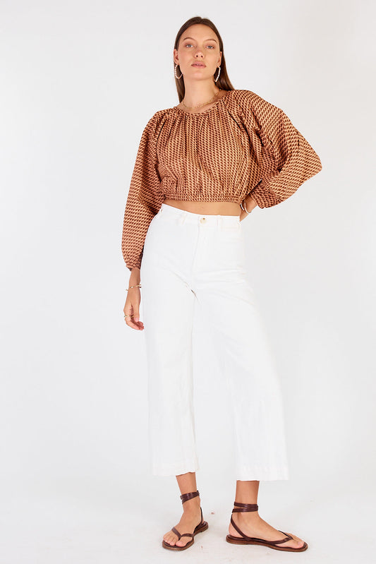 Cowgirl Surfer Torus Top (Chocolate)