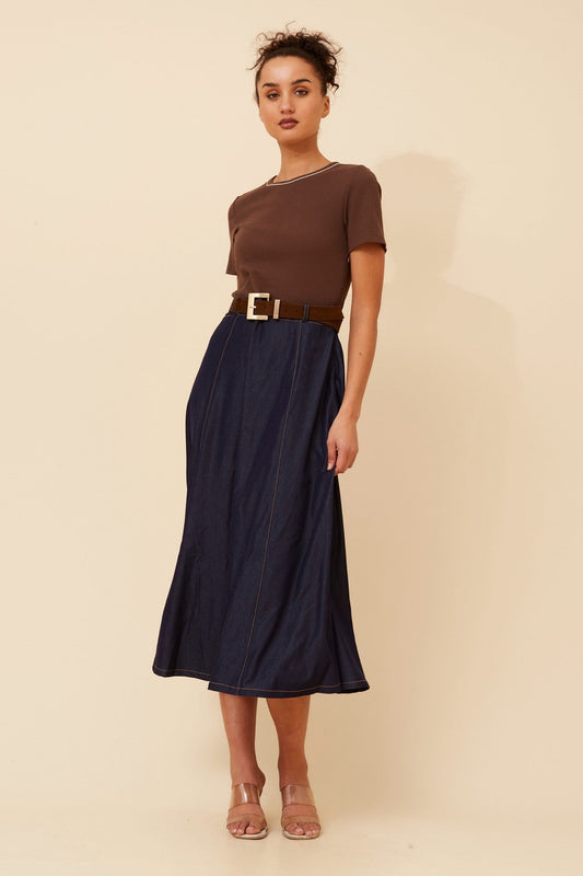 HARLINA MAXI DRESS (Chocolate)