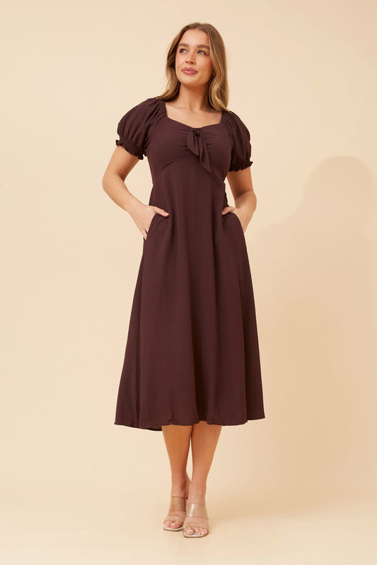 FAITH BOW FRONT DRESS (Jade)