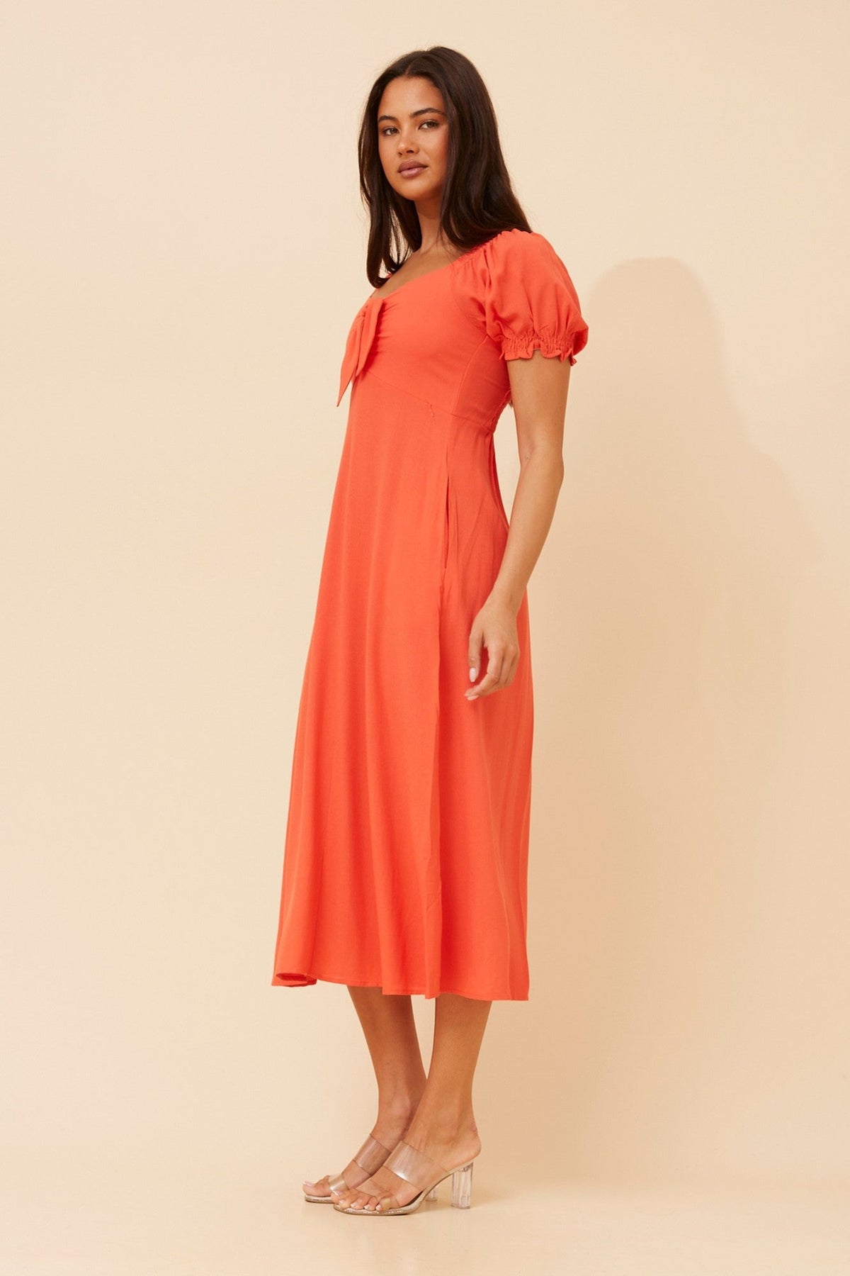 FAITH BOW FRONT DRESS (Jade)