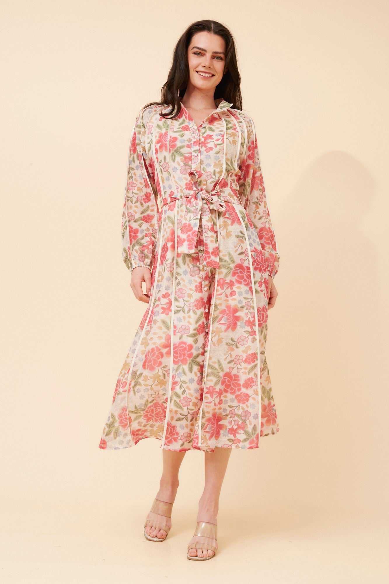 WYNTER FLORAL MAXI DRESS (Multi Pink)