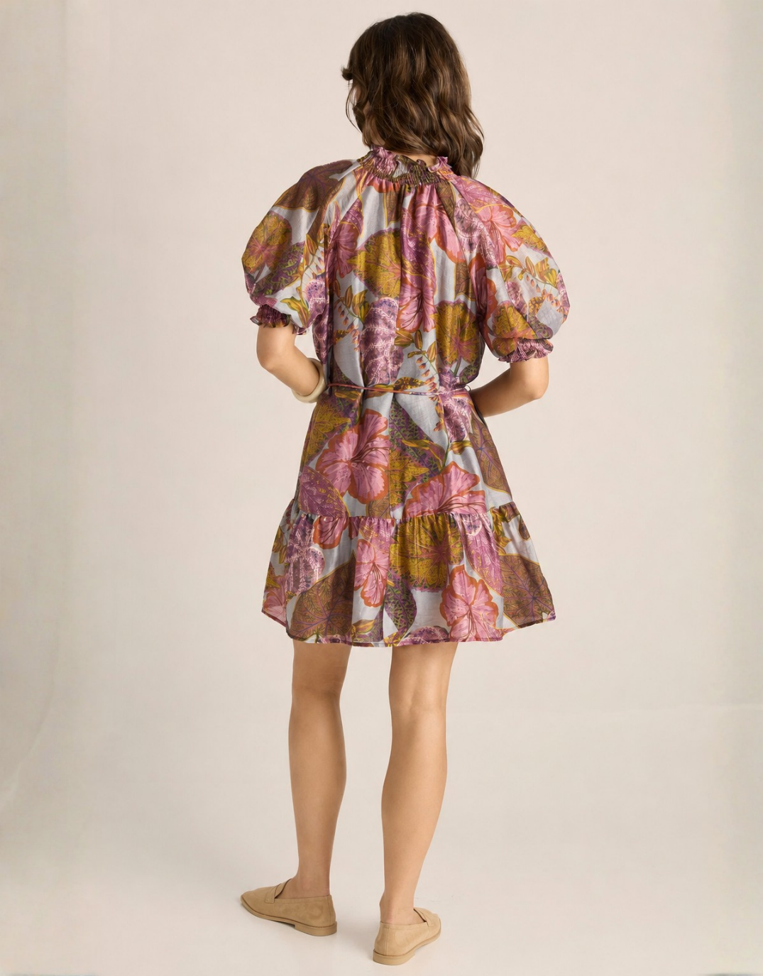 Fate and Becker Daria Dress (Leaf Print)
