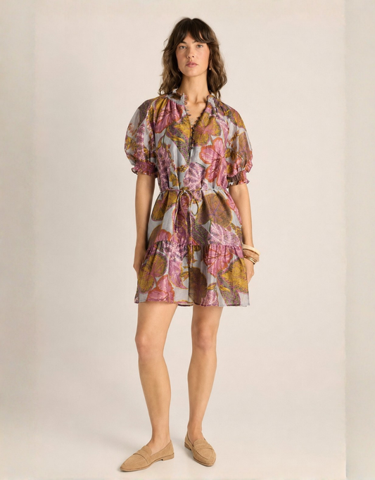 Fate and Becker Daria Dress (Leaf Print)