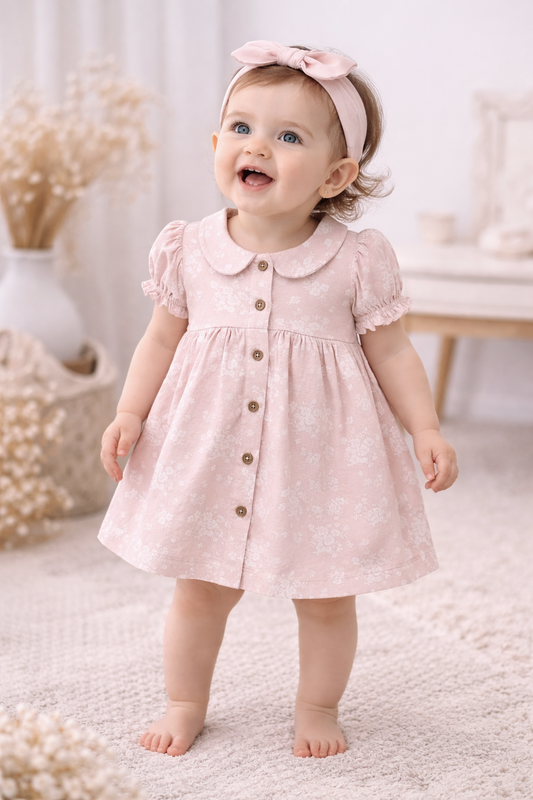 Eve Floral Button Dress
