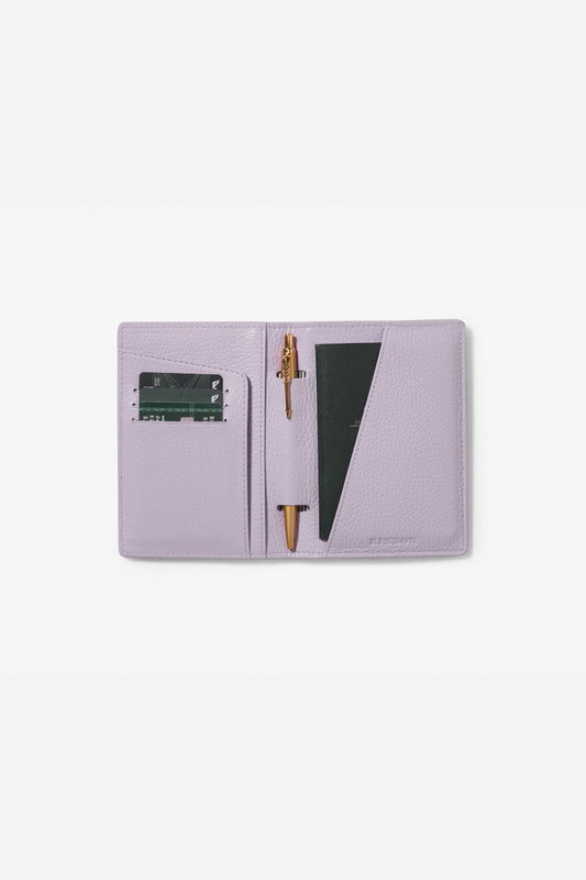 KINNON EARLE PASSPORT HOLDER (Lilac)