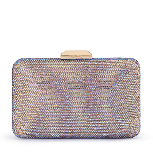 Olga Berg EDITH Iridescent Clutch (Pastel)