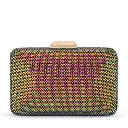 Olga Berg EDITH Iridescent Clutch (Multi)