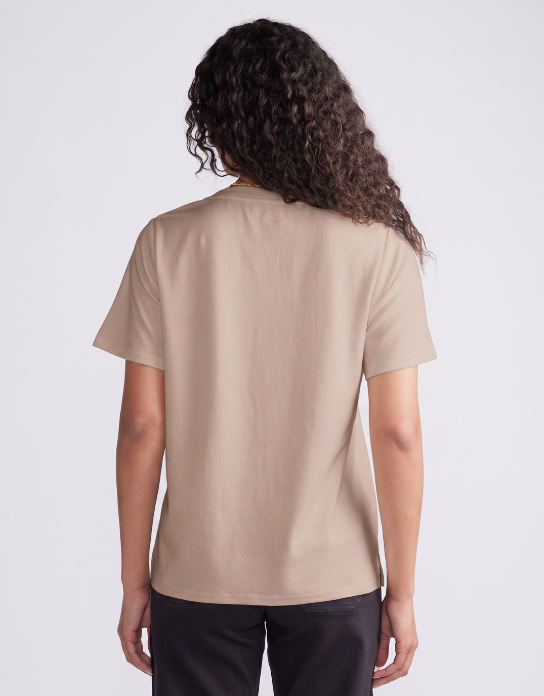 White & Co. The Edit Tee (Chocolate)
