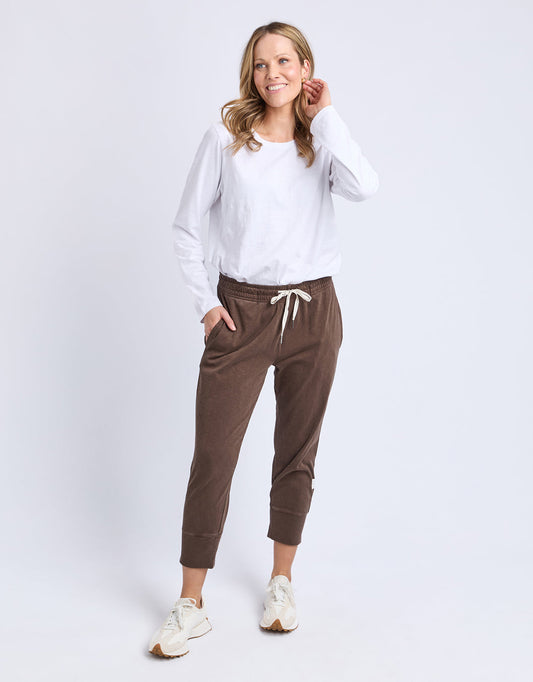 Elm 3/4 Brunch Pant (Coffee)