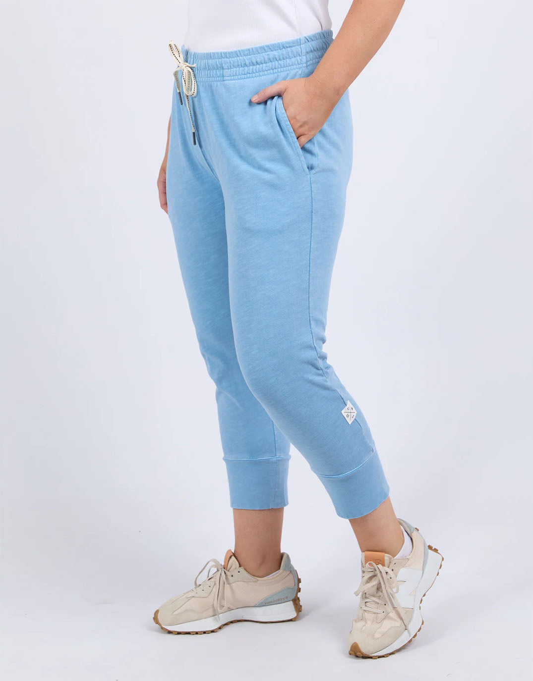 3/4 Brunch Pants - (Dusk Blue)