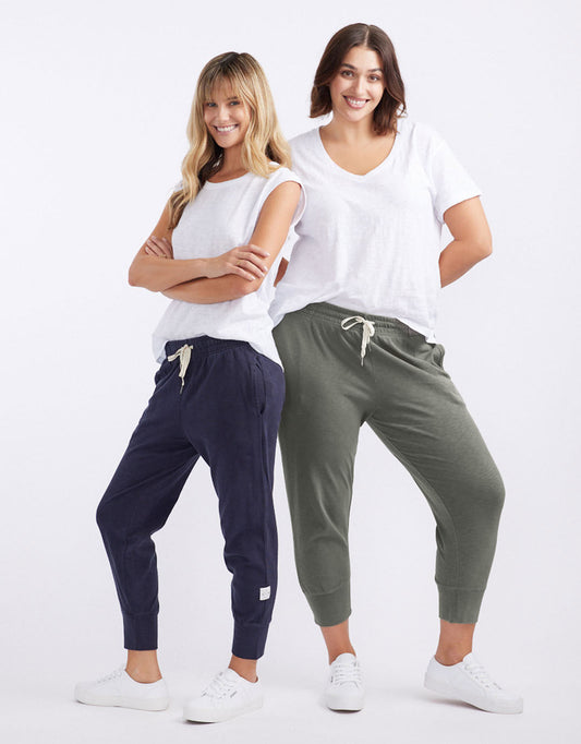 3/4 Brunch Pants - (Khaki)