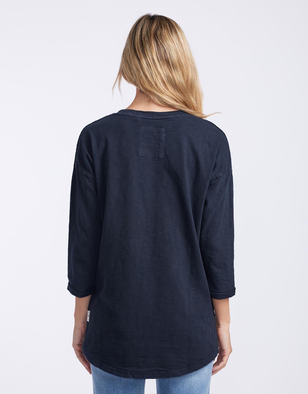 Elm Annie Lightweight Top (Navy)